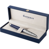 Waterman Carene L’Essence du Bleu Fountain Pen - Metal & Blue-Pen Boutique Ltd