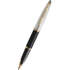 Waterman Carene Deluxe Black/Silver with Gold Trim Fountain Pen-Pen Boutique Ltd