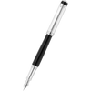 Waldmann Grandeur Fountain Pen - Black - Platinum Trim-Pen Boutique Ltd