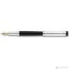 Waldmann Grandeur Fountain Pen - Black - Platinum Trim-Pen Boutique Ltd