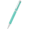Waldmann Liberty Ballpoint Pen - Aquamarine - Platinum Trim-Pen Boutique Ltd