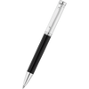 Waldmann Liberty Ballpoint Pen - Black - Platinum Trim-Pen Boutique Ltd