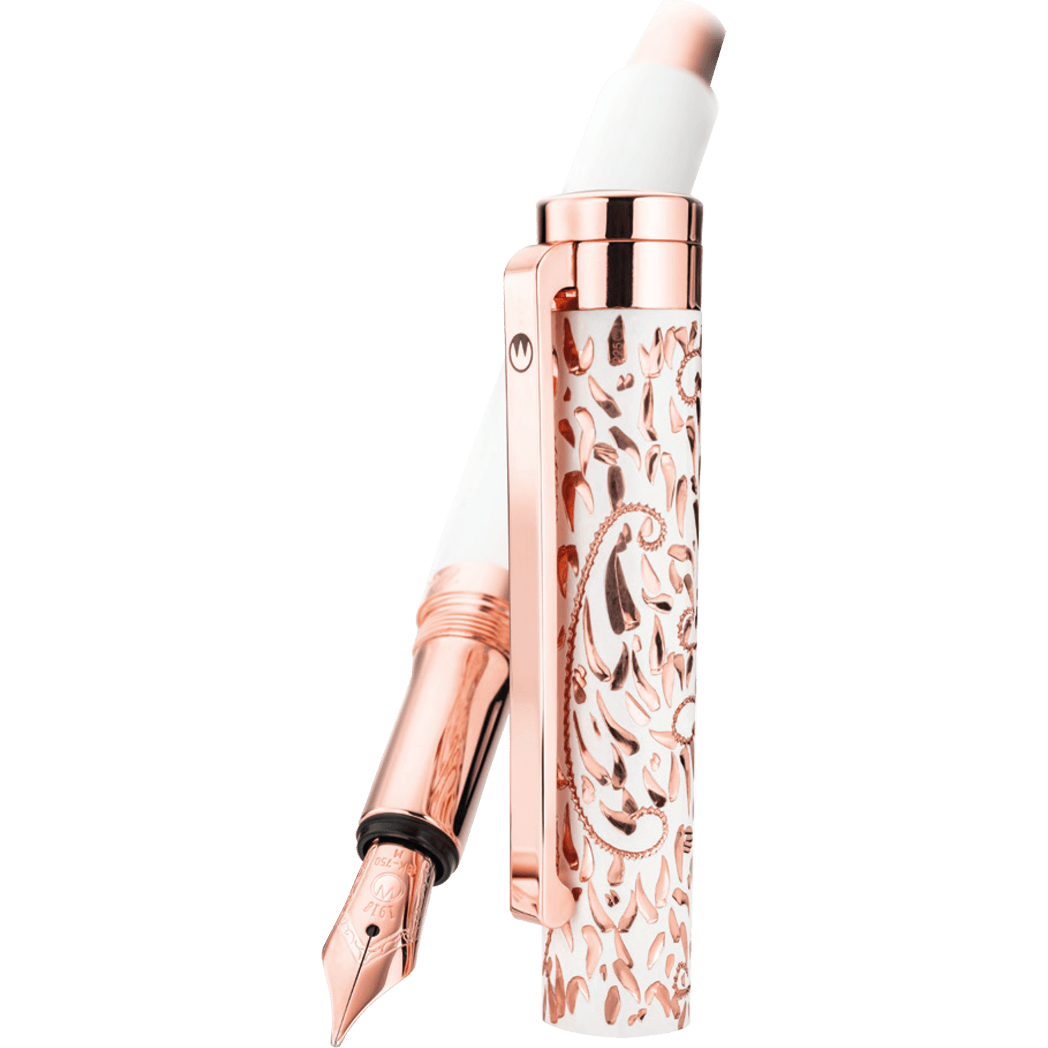 Waldmann Xetra Vienna Fountain Pen - Lady - Rose Gold Trim-Pen Boutique Ltd
