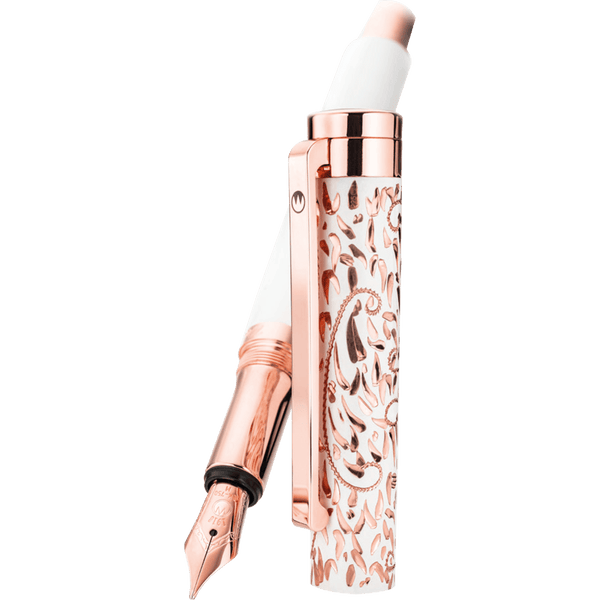 Waldmann Xetra Vienna Fountain Pen - Lady - Rose Gold Trim-Pen Boutique Ltd