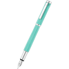 Waldmann Liberty Fountain Pen - Aquamarine - Platinum Trim - Pen Boutique Ltd