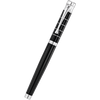 Waldmann Tango Fountain Pen - Black - Ring Pattern-Pen Boutique Ltd
