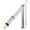Waldmann Tapio Fountain Pen - Sterling Pinstripe Pattern-Pen Boutique Ltd