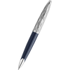 Waterman Carene L’Essence du Bleu Ballpoint Pen - Metal & Blue-Pen Boutique Ltd