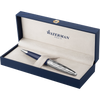 Waterman Carene L’Essence du Bleu Ballpoint Pen - Metal & Blue-Pen Boutique Ltd
