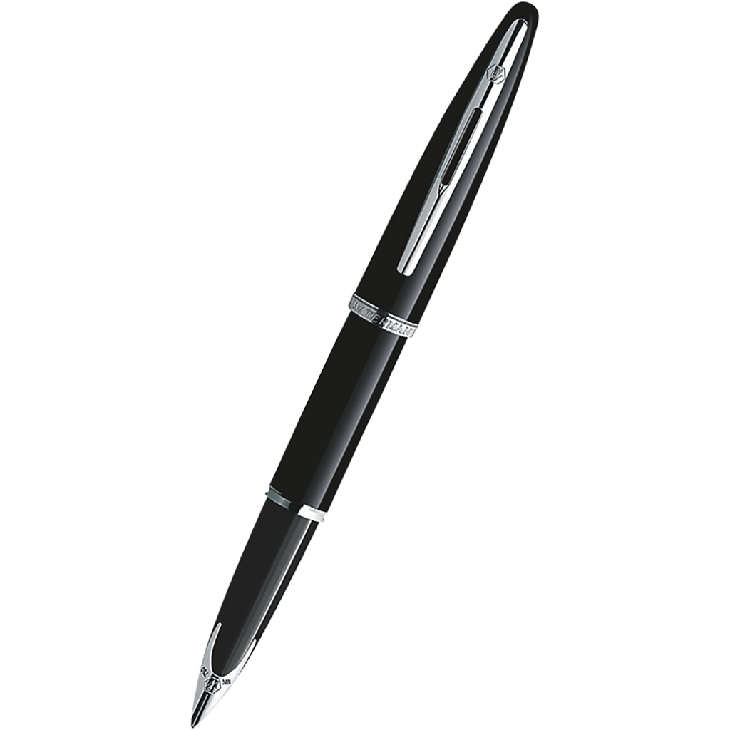 Waterman Carene Black Sea Silver Trim Fountain Pen - Medium-Pen Boutique Ltd