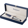 Waterman Expert L’Essence du Bleu Fountain Pen - Metal & Blue-Pen Boutique Ltd