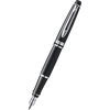 Waterman Expert Black Chrome Trim Fountain Pen Medium Point-Pen Boutique Ltd