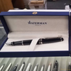 Waterman Expert Black Chrome Trim Fountain Pen Medium Point-Pen Boutique Ltd
