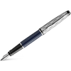 Waterman Expert L’Essence du Bleu Fountain Pen - Metal & Blue-Pen Boutique Ltd