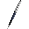 Waterman Expert L’Essence du Bleu Fountain Pen - Metal & Blue-Pen Boutique Ltd