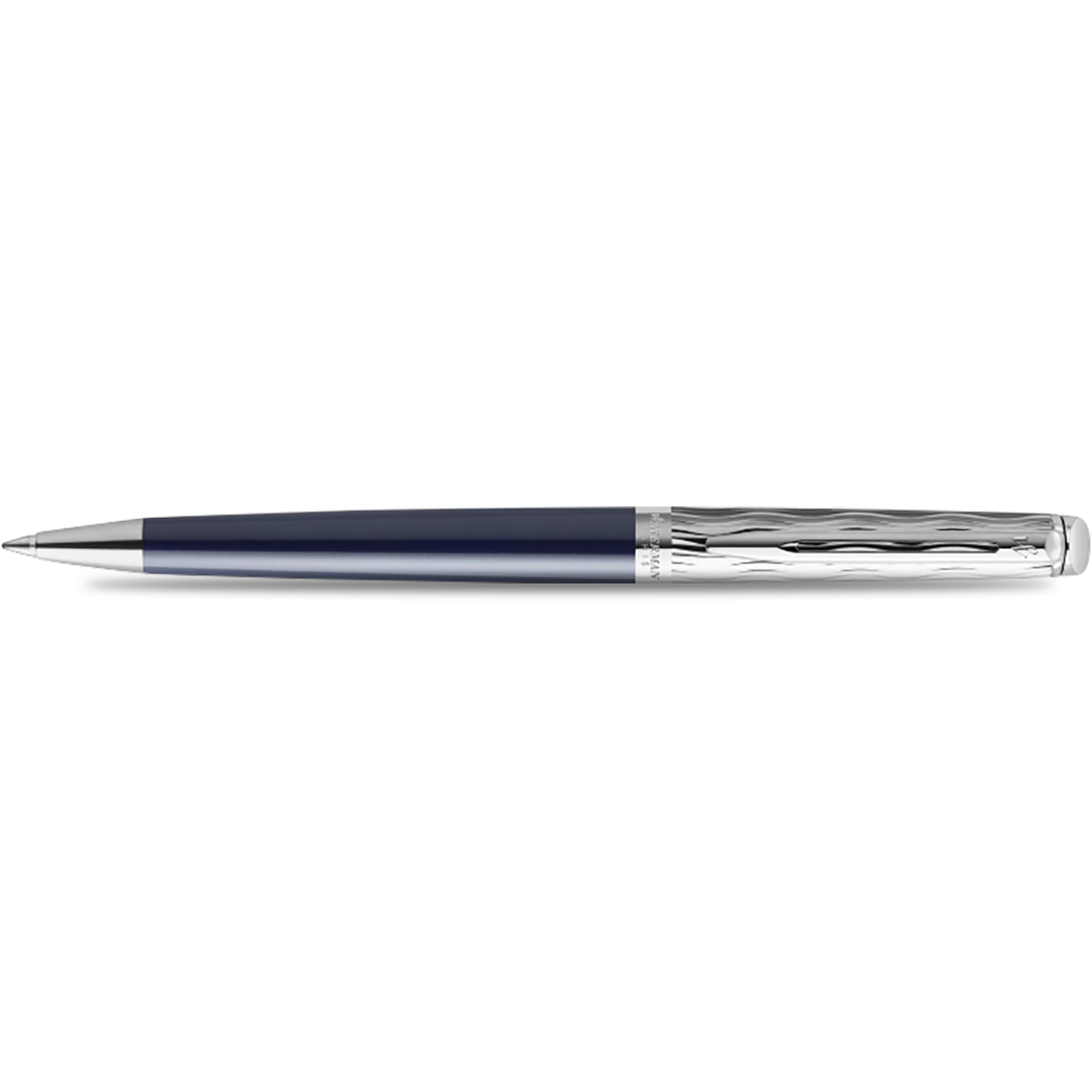 Waterman Hemisphere L’Essence du Bleu Ballpoint Pen - Metal & Blue-Pen Boutique Ltd