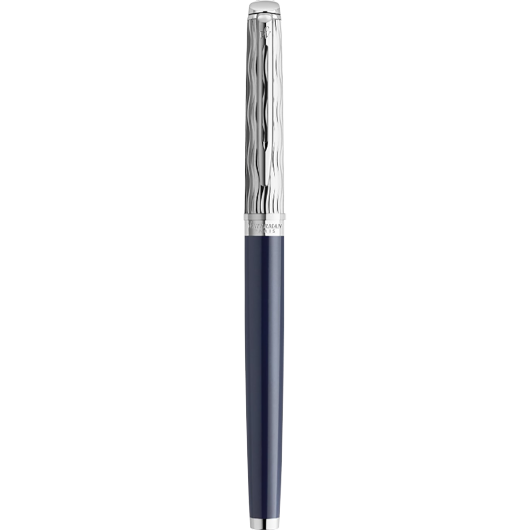 Waterman Hemisphere L’Essence du Bleu Fountain Pen - Metal & Blue-Pen Boutique Ltd