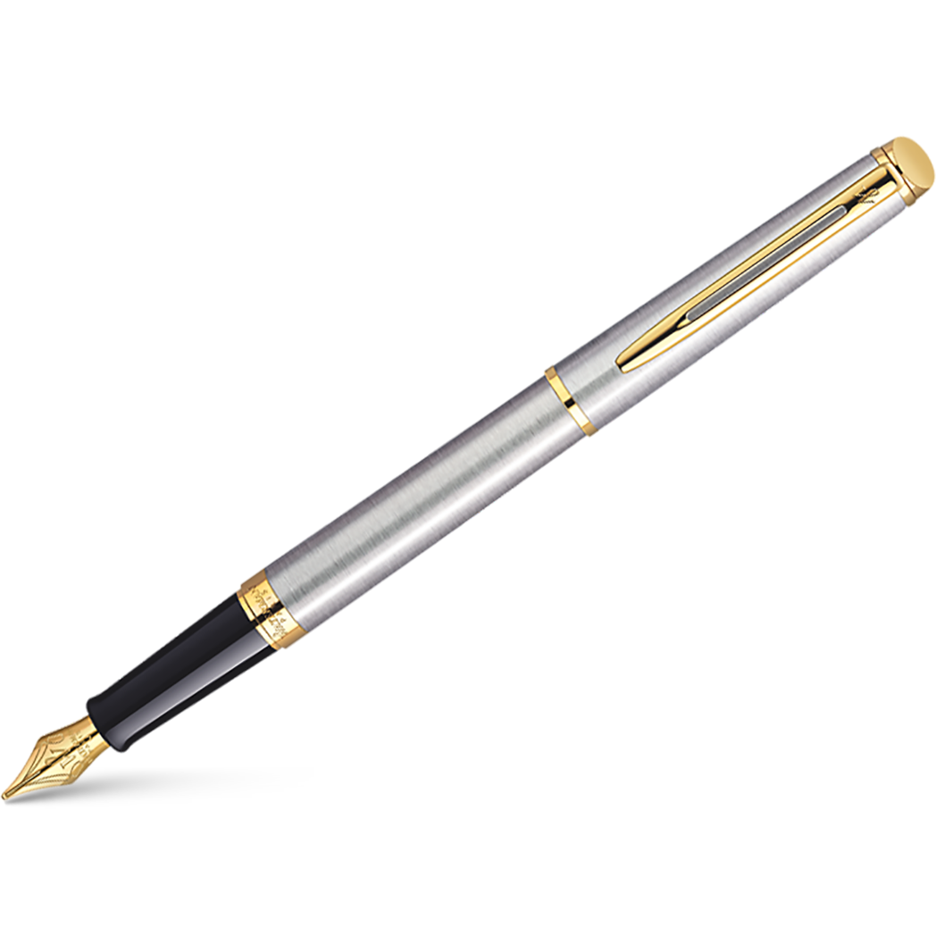 Waterman Hemisphere Stainless Steel GT Fountain Pen-Pen Boutique Ltd