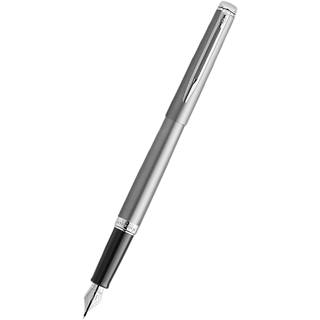 Waterman Hemisphere21 Fountain Pen - Matte - Chrome Trim-Pen Boutique Ltd