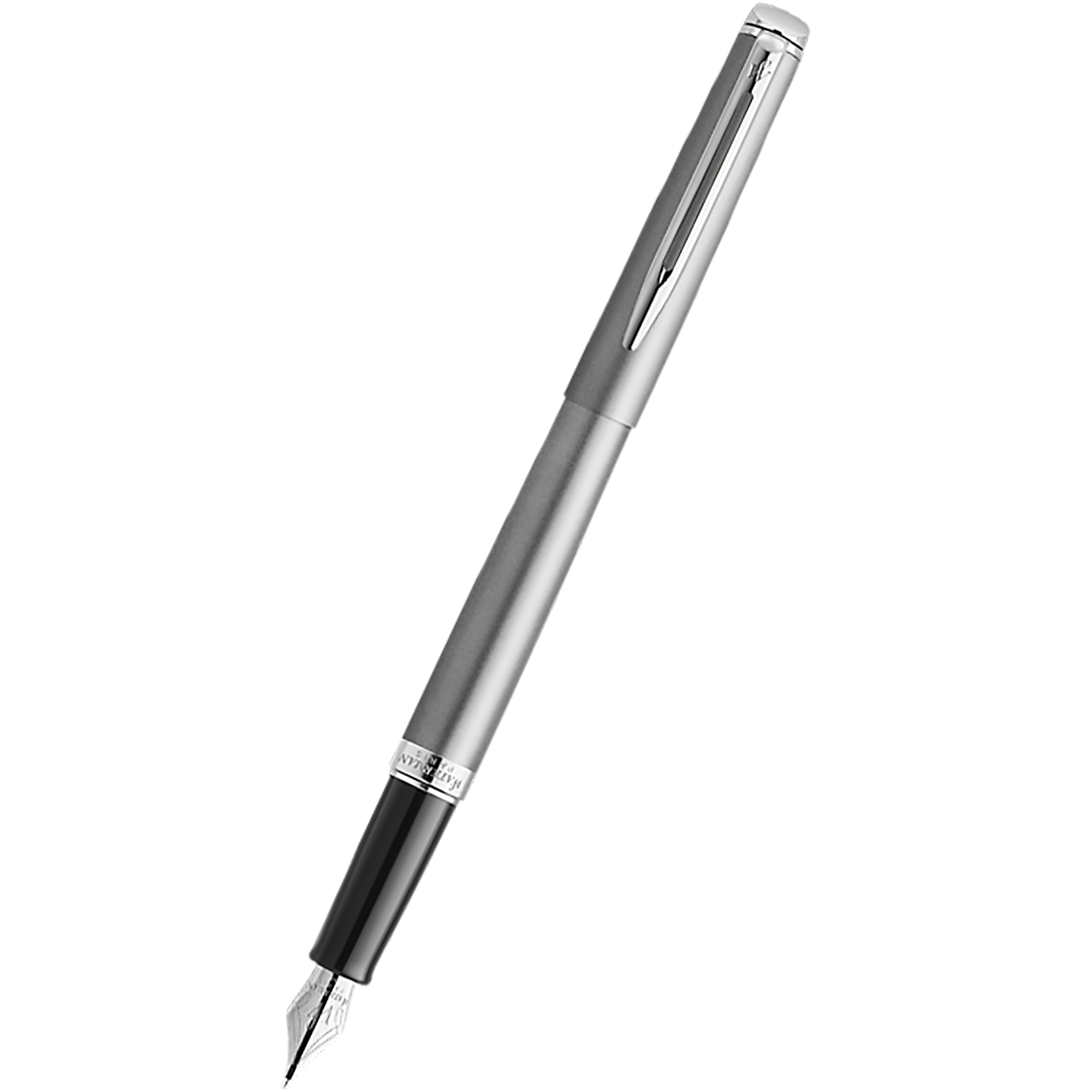 Waterman Hemisphere21 Fountain Pen - Matte - Chrome Trim-Pen Boutique Ltd