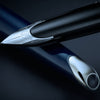 Waterman Carene L’Essence du Bleu Fountain Pen - Metal & Blue-Pen Boutique Ltd