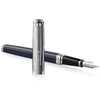 Waterman Exception L’Essence du Bleu Fountain Pen - Metal & Blue-Pen Boutique Ltd