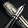Waterman Exception L’Essence du Bleu Fountain Pen - Metal & Blue-Pen Boutique Ltd