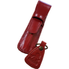 Yak Leather Single Case with Flap - Cherry-Pen Boutique Ltd