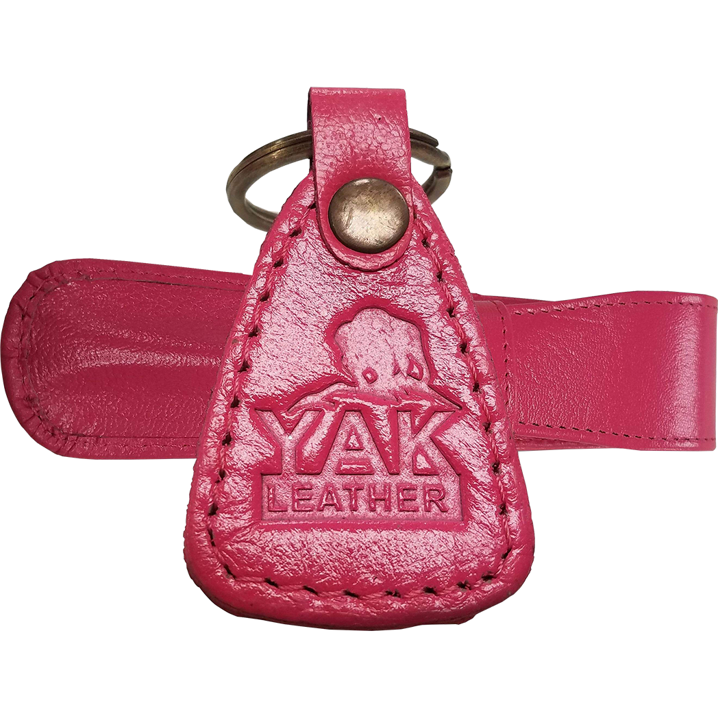 Yak Leather Single Case with Flap - Dragonfruit-Pen Boutique Ltd