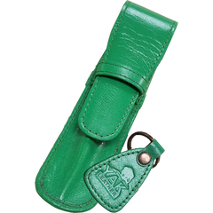 Yak Leather Single Case with Flap - Lime-Pen Boutique Ltd