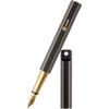 YStudio Brassing Portable Fountain Pen - Black-Pen Boutique Ltd