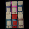 Pen Boutique Yak Leather 2 Pen Jute Cover - Red/Black-Pen Boutique Ltd