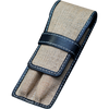 Pen Boutique Yak Leather 2 Pen Jute Cover - Black-Pen Boutique Ltd