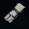 Pen Boutique Yak Leather 2 Pen Jute Cover - Black-Pen Boutique Ltd