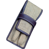 Pen Boutique Yak Leather 2 Pen Jute Cover - Purple-Pen Boutique Ltd