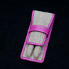 Pen Boutique Yak Leather 2 Pen Jute Cover - Pink-Pen Boutique Ltd