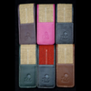 Pen Boutique Yak Leather 2 Pen Jute Cover - Red/Black-Pen Boutique Ltd
