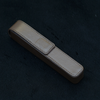 Pen Boutique Yak Leather Single Pen Box - Tan - Magnetic closure-Pen Boutique Ltd