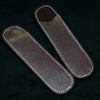 Pen Boutique Yak Leather Single Pen Sleeve - Brown Glitter-Pen Boutique Ltd