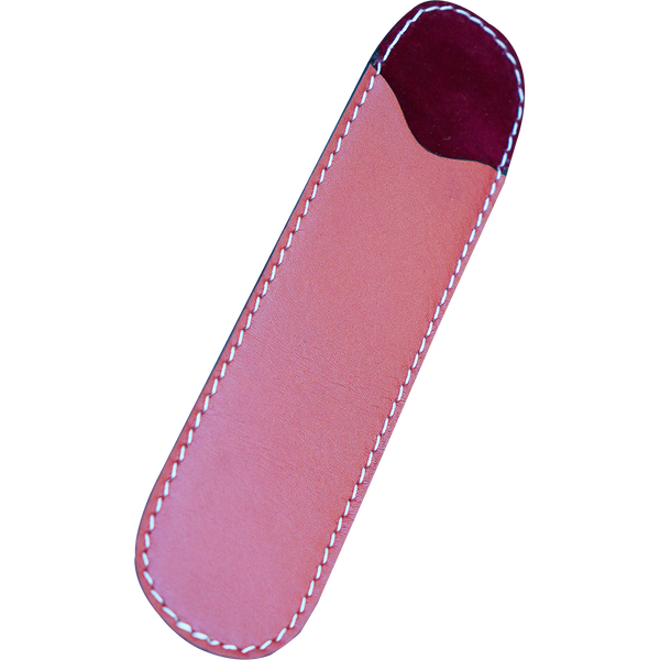 Pen Boutique Yak Leather Single Pen Sleeve - Pink-Pen Boutique Ltd