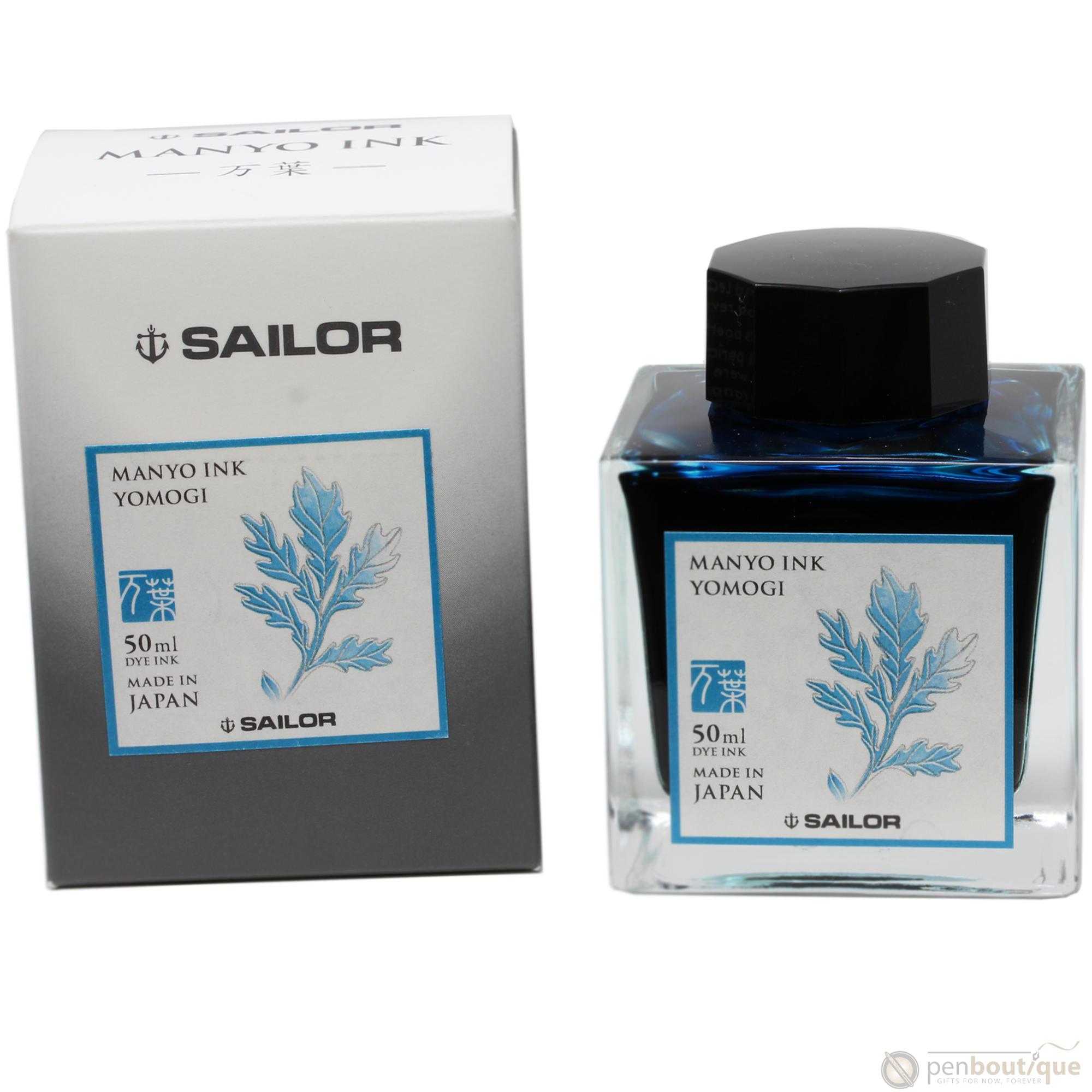 Sailor Manyo Ink Bottle - Yomogi - 50ml-Pen Boutique Ltd