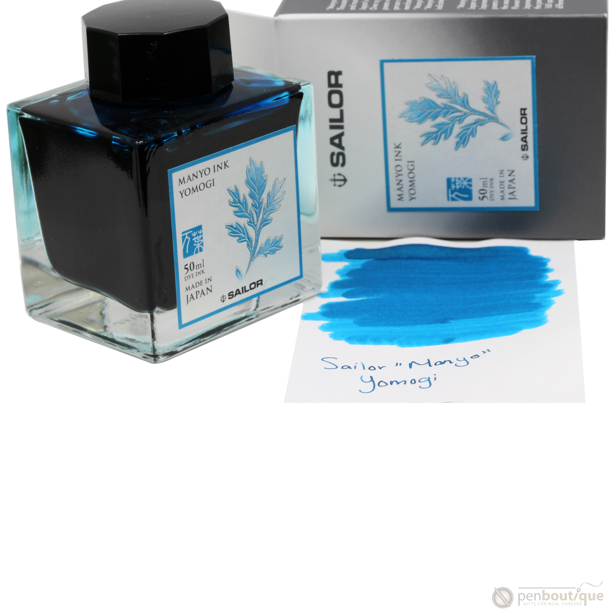Sailor Manyo Ink Bottle - Yomogi - 50ml-Pen Boutique Ltd