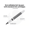 Yookers Metis Fiber Pen - Black Grid-Pen Boutique Ltd