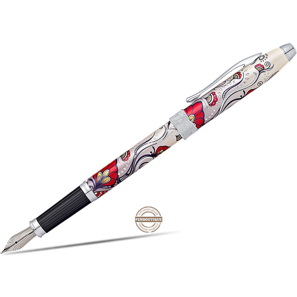 Cross Botanica Hummingbird Fountain Pen - Red-Pen Boutique Ltd