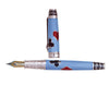 David Oscarson Les Quatre Couleurs Fountain Pen - Translucent Azure Blue-Pen Boutique Ltd
