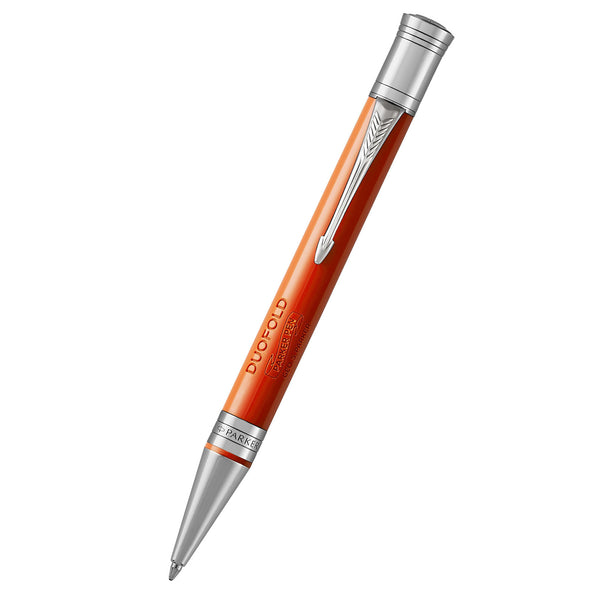 Parker Duofold Classic Big Red with Chrome Trim Vintage Ballpoint Pen-Pen Boutique Ltd