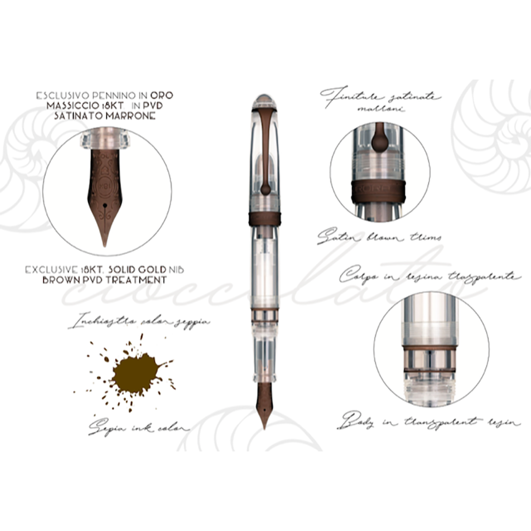 Aurora 888 Demo Fountain Pen - Trilobiti (Limited Edition)-Pen Boutique Ltd