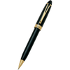 Aurora Ipsilon Deluxe Mechanical Pencil - Black - Gold Trim-Pen Boutique Ltd