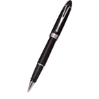 Aurora Ipsilon Deluxe Rollerball Pen - Black - Chrome Trim - Pen ...