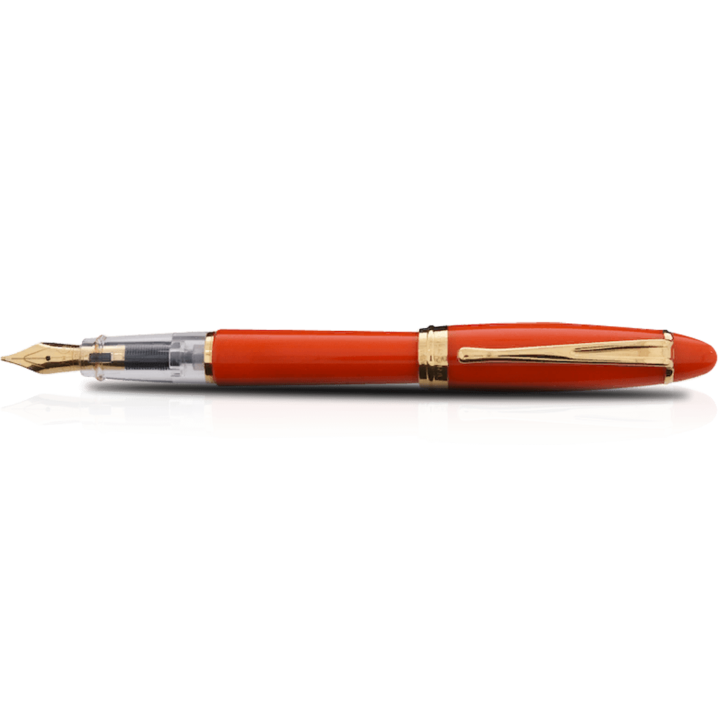 Aurora Ipsilon Demo Colors Fountain Pen - Enthusiastic Orange-Pen Boutique Ltd
